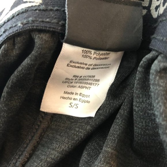 Reebok Mens Athletic Basketball Training Shorts Pockets Drawstring Gray S - Picture 4 of 4